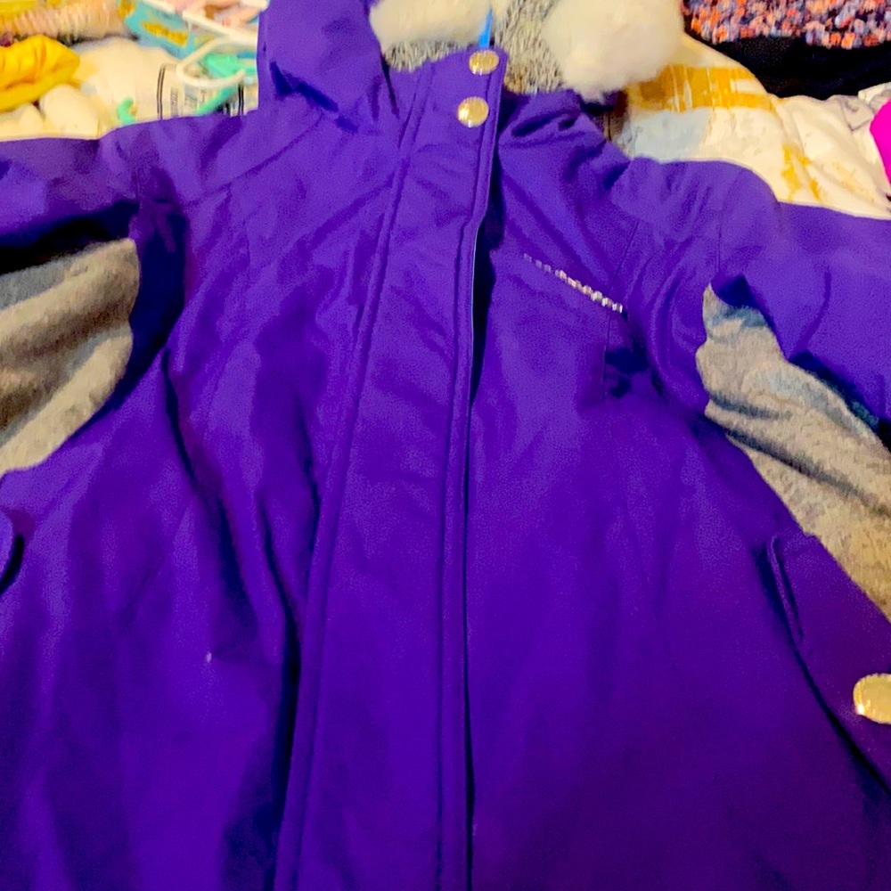 Purple parka